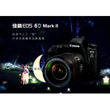 佳能（Canon）6D2 全畫(huà)幅數碼單反相機 EOS 6D Mark II EF24-105F4L IS II USM套機